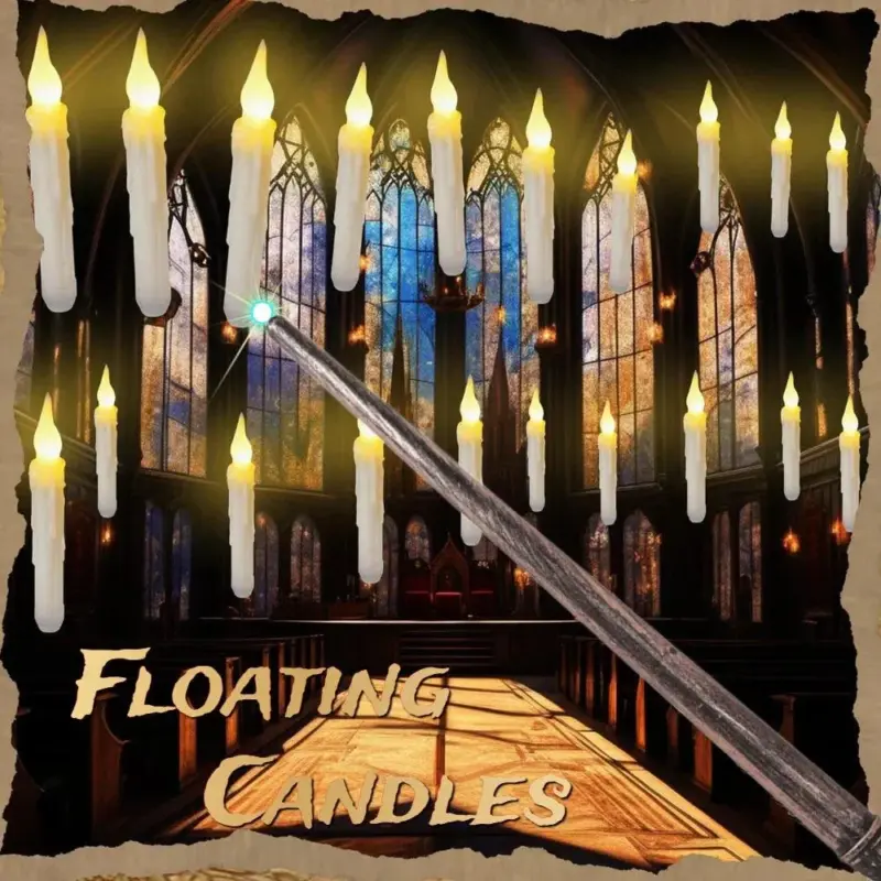 Floating LED Candles tag1