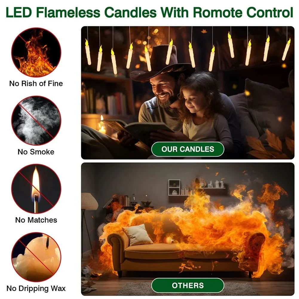 Floating LED Candles -  - #tag1#