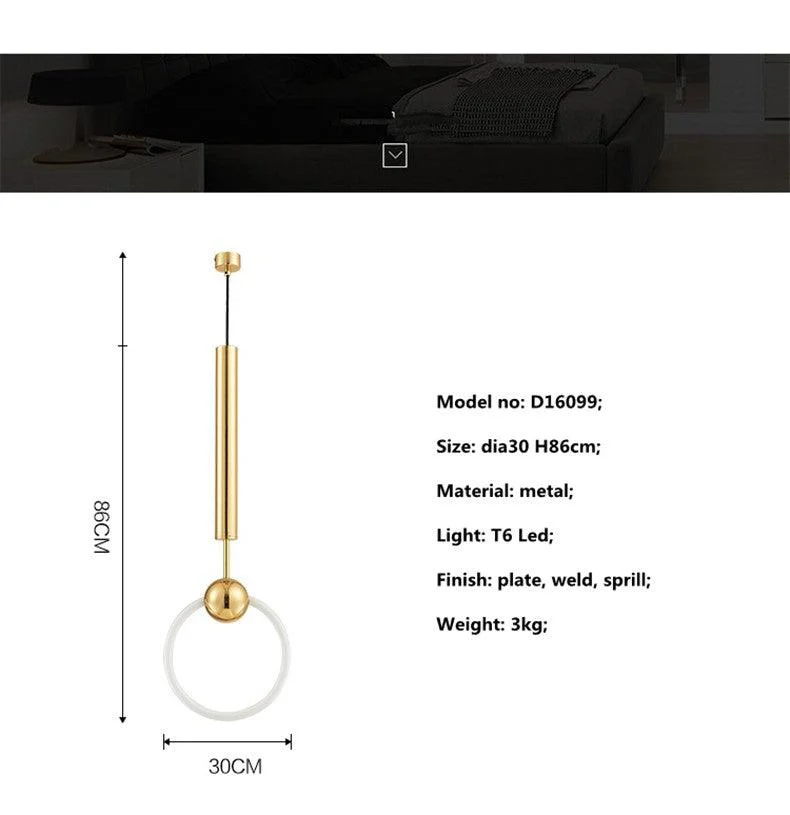 Floating LED Ring - Modern Chandelier - Suspension Lighting -  - #tag1#