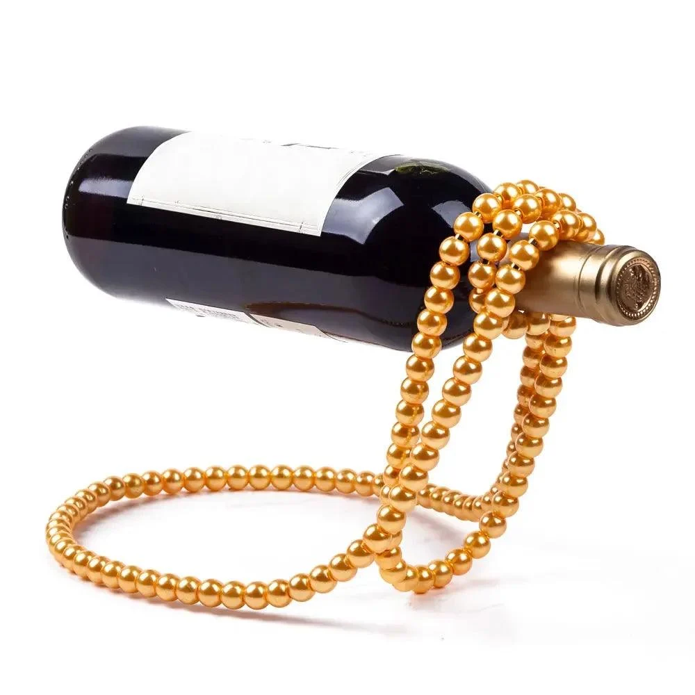 Floating Necklace Wine Bottle Holder -