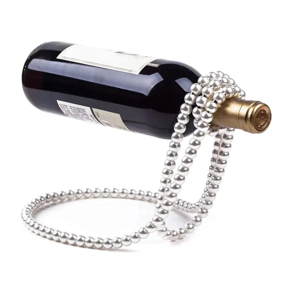 Floating Necklace Wine Bottle Holder -