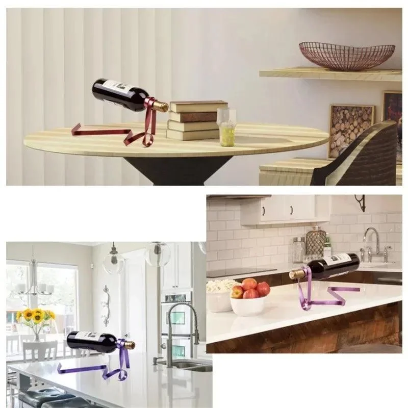 Floating Ribbon Wine Rack -  - #tag1#