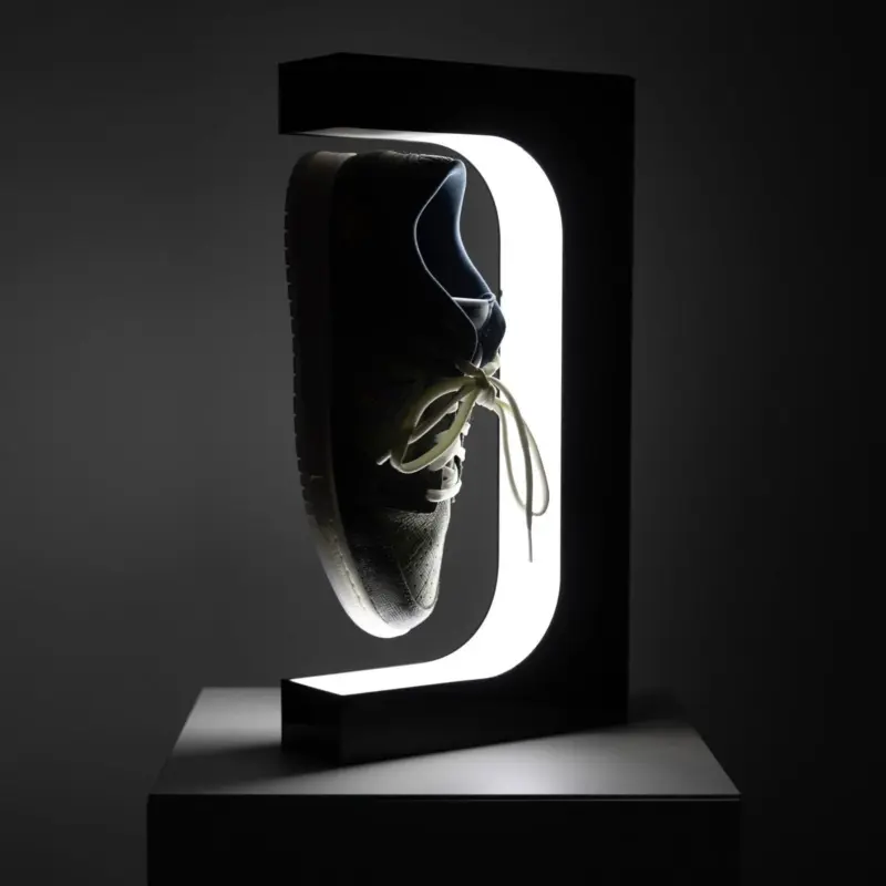 Floating Shoe Display LED Light tag1