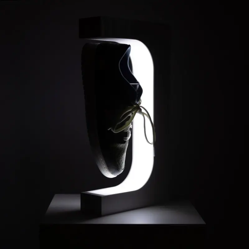 Floating Shoe Display LED Light tag1