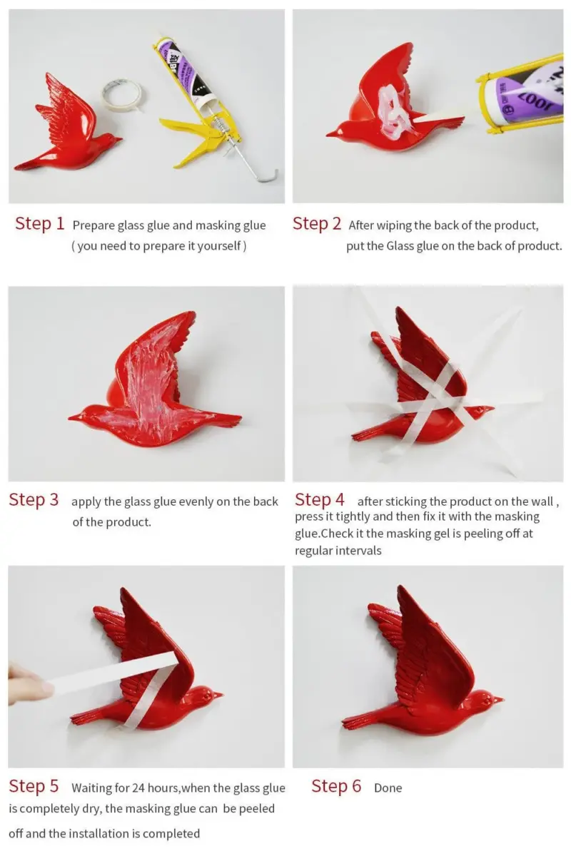 Flock of Birds Wall Decor tag1