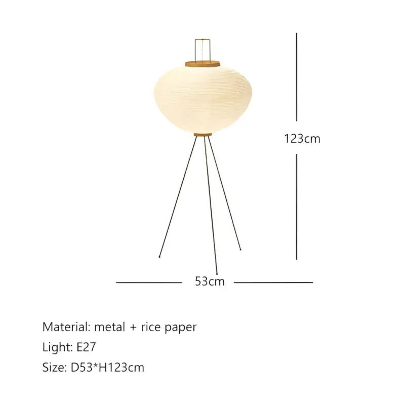 Floor lamp Norlamp Handmade Rice Paper Room lamp tag1