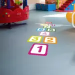 Floor stickers Grid game tag1