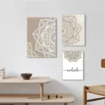FloralBeigeDiamondPaintingArt Homeko2