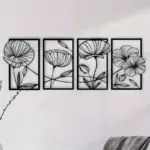 Floral Butterfly Metal Wall Hanging tag1