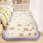 Floral Cashmere Dirt Resistant Rug tag1