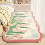 Floral Cashmere Dirt Resistant Rug tag1