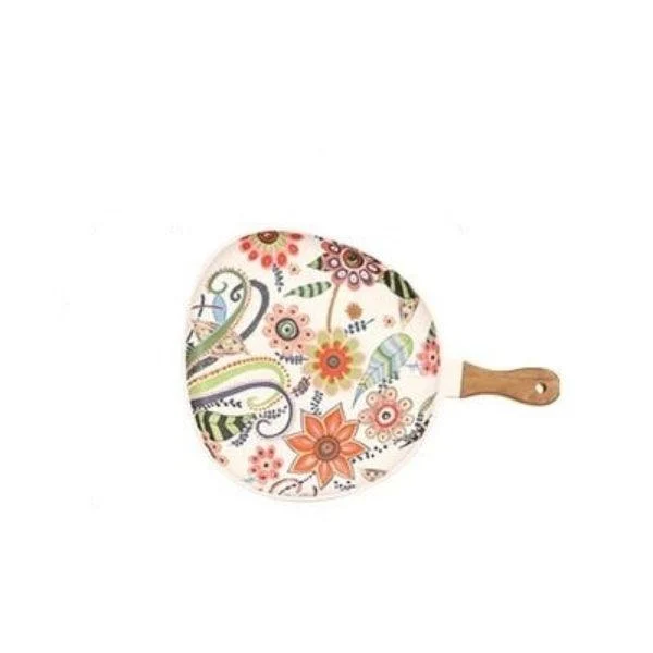 Floral Ceramic Dinner Plates -