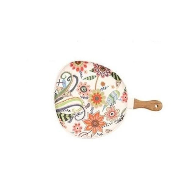 Floral Ceramic Dinner Plates -