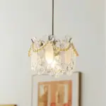 Floral Glass Pendant Lamp