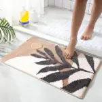 Floral Non Slip Bathmat tag1