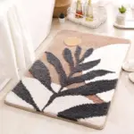 Floral Non Slip Bathmat tag1