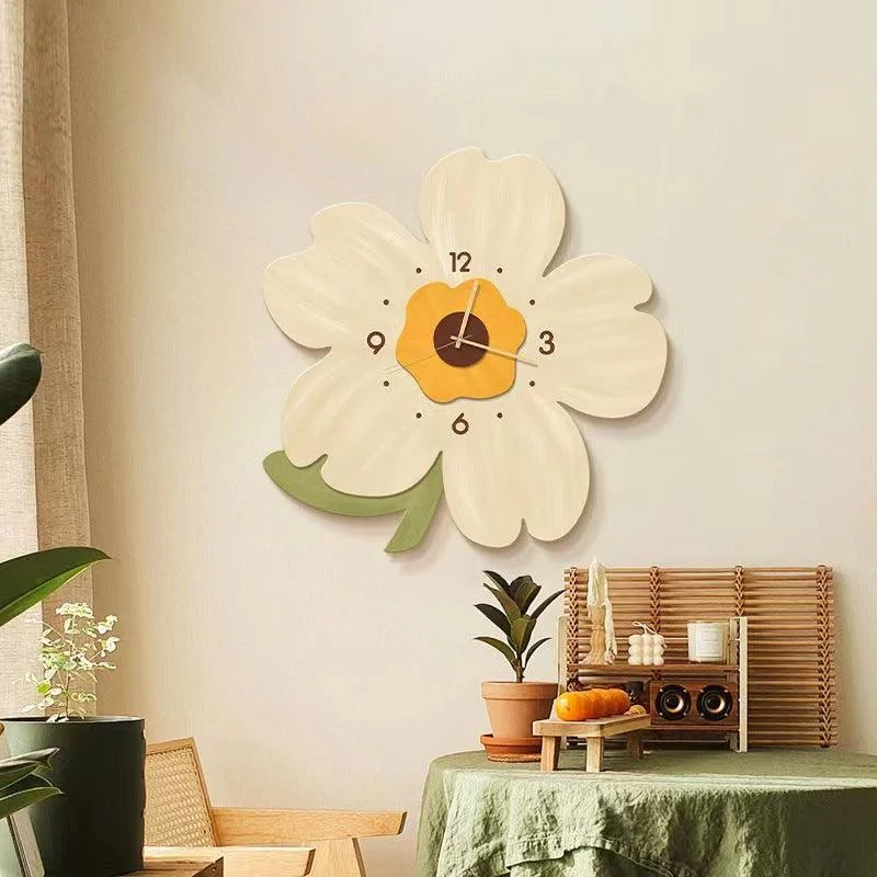 Floral Trending Wall Decoration Porcelain Clock 12 Inches -