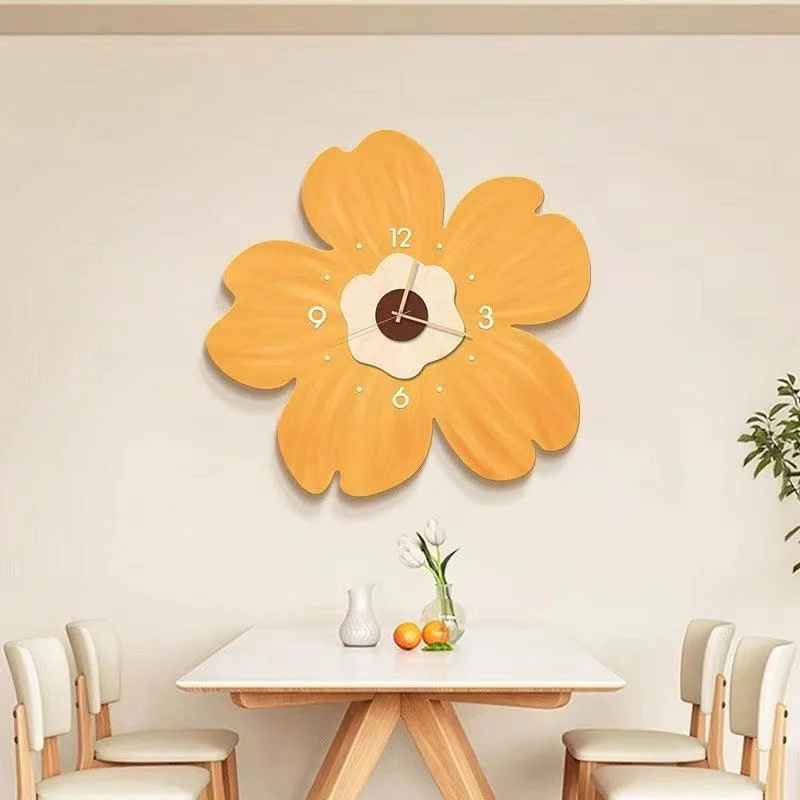 Floral Trending Wall Decoration Porcelain Clock 12 Inches -