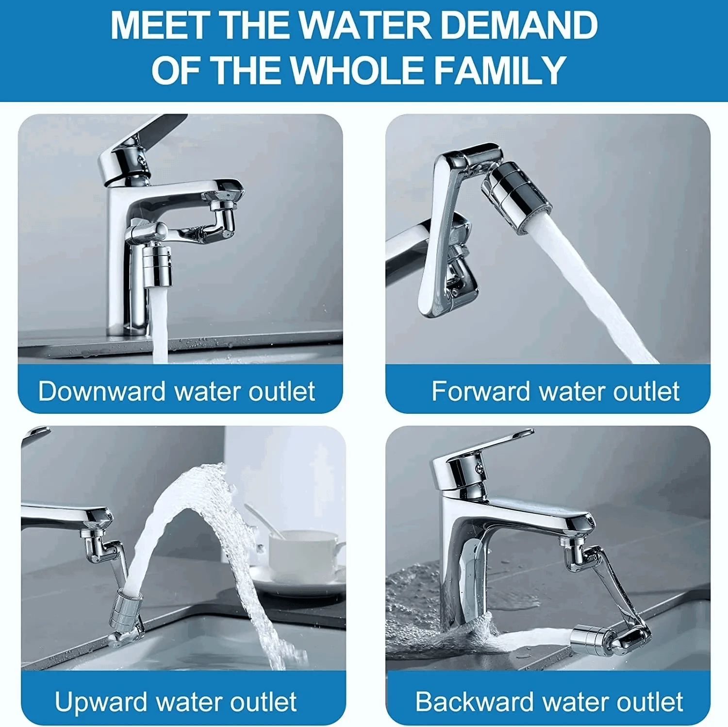 Flow Master™ - Flexible Faucet Extension -  - #tag1#