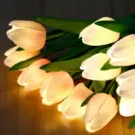 Flower shaped LED Tulip Lamp Night Simulation Mood Lighting For Living Room Decoration tag1
