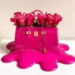 Flower Bag Florista High Quality Decoration Resin Statue tag1