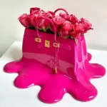 Flower Bag Florista High Quality Decoration Resin Statue tag1