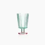 Flower Base Dessert Tall Glass