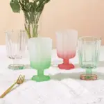 Flower Base Dessert Tall Glass