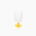Flower Base Dessert Tall Glass