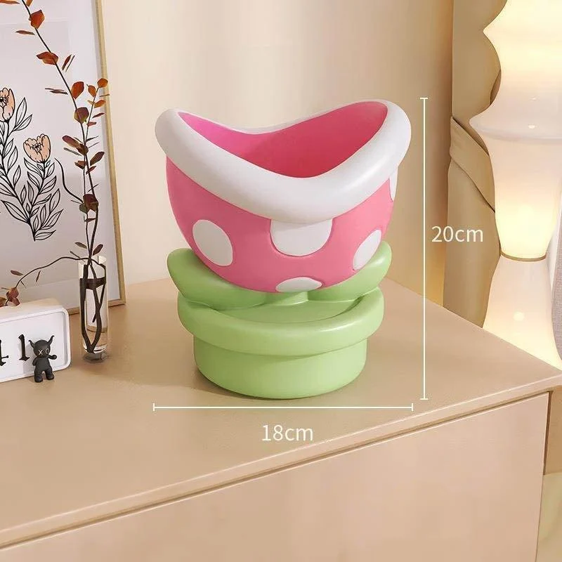 Flower Big Mouth Desktop Storage Organiser -  - #tag1#