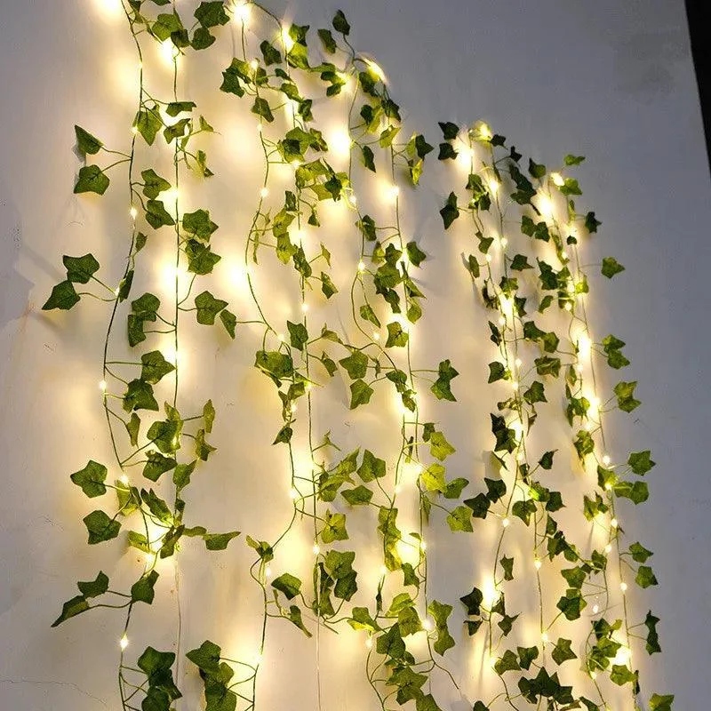 Flower Green Leaf String Lights -  - #tag1#