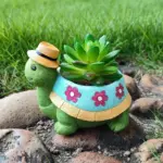 Flower Pot Cute Turtle Garden Plant Pot Home Decor tag1