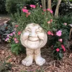 Flower Pot Muggle Funny Face Resin Succulent Plant Planter tag1