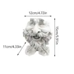 Flower Pot Muggle Funny Face Resin Succulent Plant Planter tag1