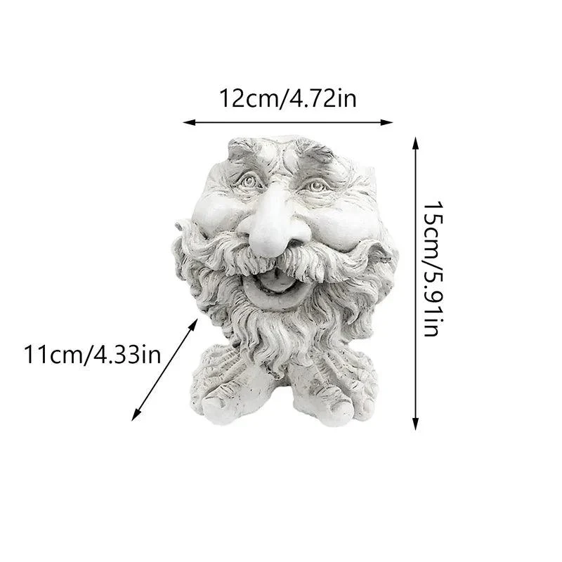 Flower Pot - Muggle - Funny Face - Resin Succulent Plant Planter -  - #tag1#