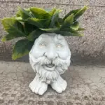 Flower Pot Muggle Funny Face Resin Succulent Plant Planter tag1