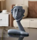 Flower_Pot_with_Abstract_Figure_Decoration_-_-4190213 Flower Pot with Abstract Figure Decoration