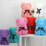 Flower Rose Bear tag1