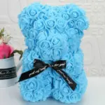 Flower Rose Bear tag1
