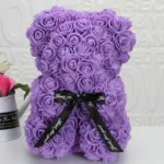 Flower Rose Bear tag1