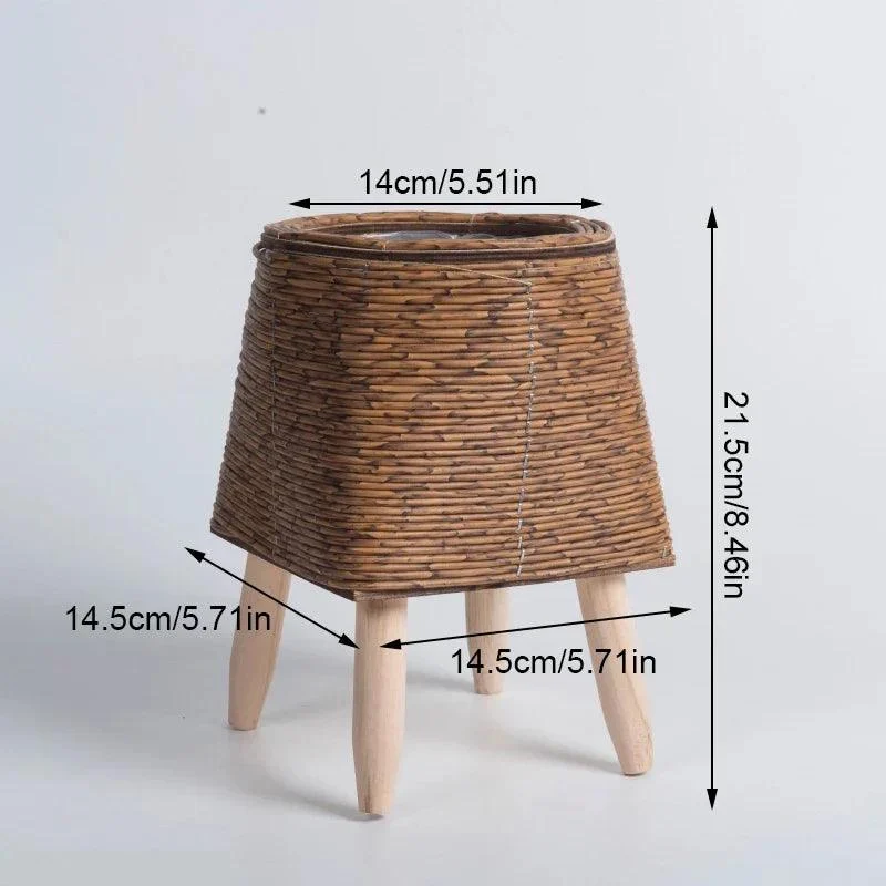 Flower rack - Woven - Imitation Reed - Removable Legs -  - #tag1#