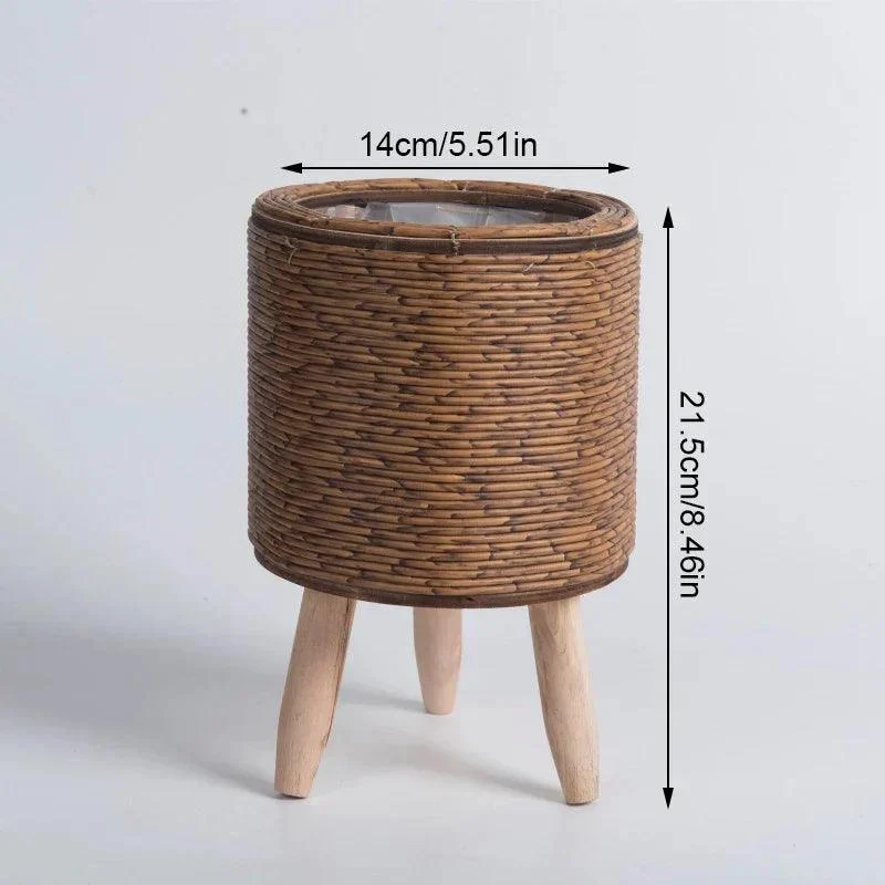 Flower rack - Woven - Imitation Reed - Removable Legs -  - #tag1#