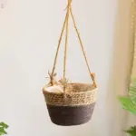 Flowerpot Rattan hanging plastic basket nursery flower pot hanging garden plant storage pots home decor bonsai 9a144edc cb4f 4b96 839f 2d36433ed25d