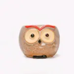 Flowerpot Owl Mini tag1