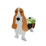 Flowerpot Pawsome dog planter Different breeds tag1