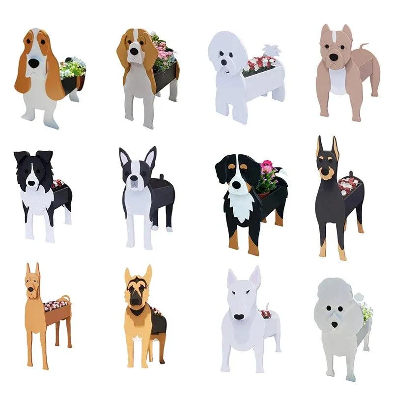 Flowerpot - Pawsome - dog planter - Different breeds -  - #tag1#