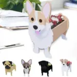 Flowerpot Pawsome dog planter Different breeds tag1
