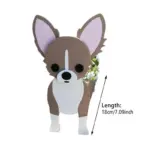 Flowerpot Pawsome dog planter Different breeds tag1