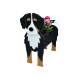 Flowerpot Pawsome dog planter Different breeds tag1