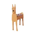 Flowerpot Pawsome dog planter Different breeds tag1